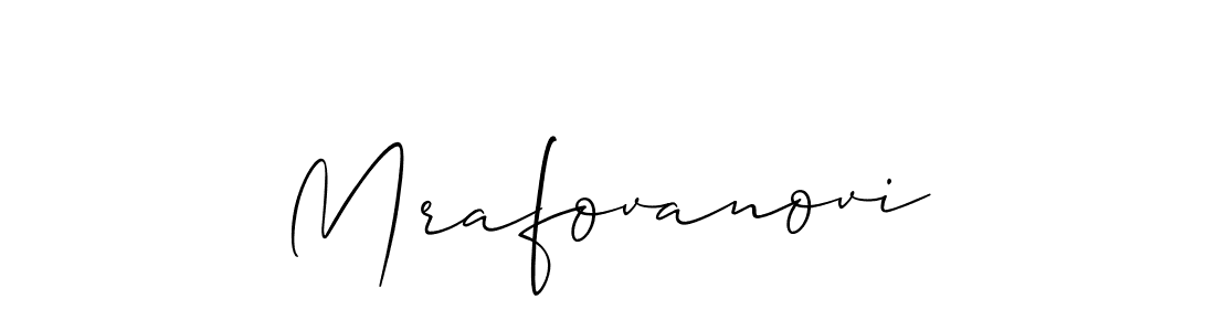Also You can easily find your signature by using the search form. We will create Mrafovanovi name handwritten signature images for you free of cost using Allison_Script sign style. Mrafovanovi signature style 2 images and pictures png