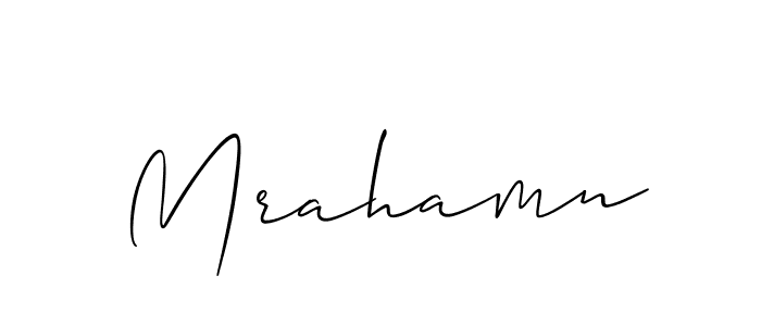 Make a beautiful signature design for name Mrahamn. Use this online signature maker to create a handwritten signature for free. Mrahamn signature style 2 images and pictures png