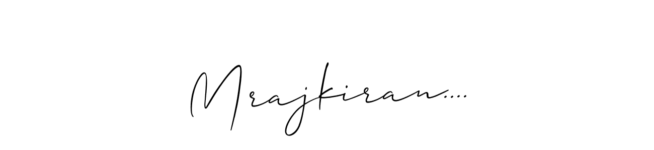 You can use this online signature creator to create a handwritten signature for the name Mrajkiran..... This is the best online autograph maker. Mrajkiran.... signature style 2 images and pictures png