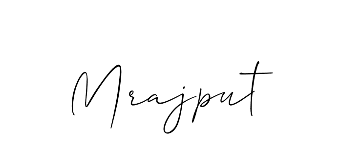 Similarly Allison_Script is the best handwritten signature design. Signature creator online .You can use it as an online autograph creator for name Mrajput. Mrajput signature style 2 images and pictures png
