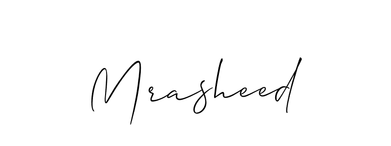 Make a beautiful signature design for name Mrasheed. Use this online signature maker to create a handwritten signature for free. Mrasheed signature style 2 images and pictures png