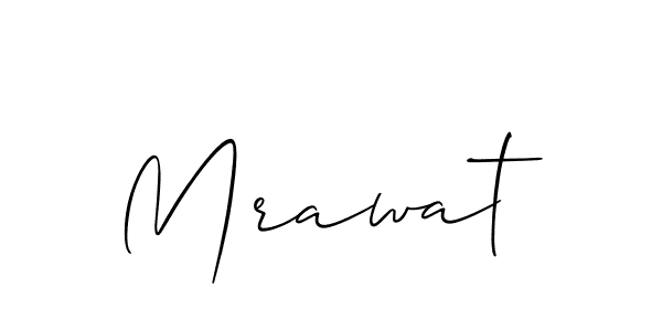 How to Draw Mrawat signature style? Allison_Script is a latest design signature styles for name Mrawat. Mrawat signature style 2 images and pictures png