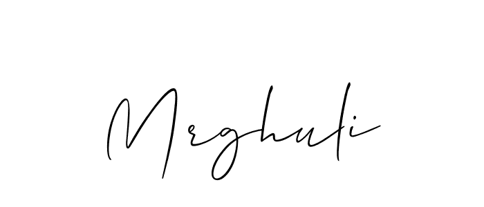 Make a beautiful signature design for name Mrghuli. Use this online signature maker to create a handwritten signature for free. Mrghuli signature style 2 images and pictures png