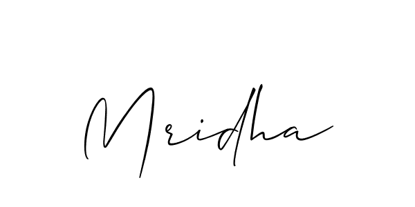 Make a beautiful signature design for name Mridha. Use this online signature maker to create a handwritten signature for free. Mridha signature style 2 images and pictures png