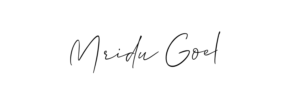 Similarly Allison_Script is the best handwritten signature design. Signature creator online .You can use it as an online autograph creator for name Mridu Goel. Mridu Goel signature style 2 images and pictures png