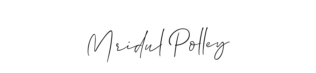 Similarly Allison_Script is the best handwritten signature design. Signature creator online .You can use it as an online autograph creator for name Mridul Polley. Mridul Polley signature style 2 images and pictures png