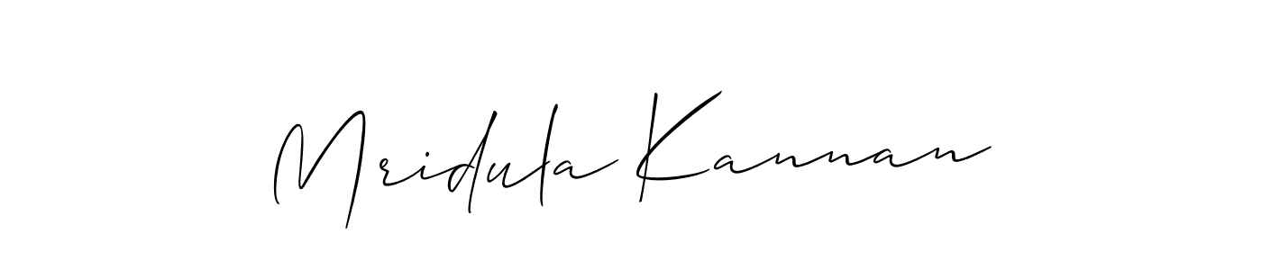 Best and Professional Signature Style for Mridula Kannan. Allison_Script Best Signature Style Collection. Mridula Kannan signature style 2 images and pictures png