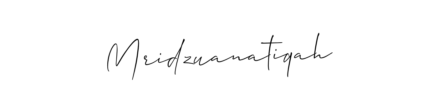 Here are the top 10 professional signature styles for the name Mridzuanatiqah. These are the best autograph styles you can use for your name. Mridzuanatiqah signature style 2 images and pictures png