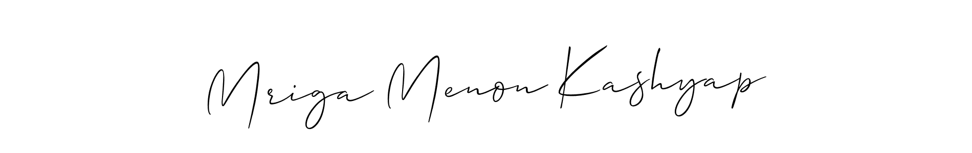 Here are the top 10 professional signature styles for the name Mriga Menon Kashyap. These are the best autograph styles you can use for your name. Mriga Menon Kashyap signature style 2 images and pictures png