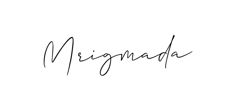 You can use this online signature creator to create a handwritten signature for the name Mrigmada. This is the best online autograph maker. Mrigmada signature style 2 images and pictures png