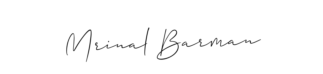 Also You can easily find your signature by using the search form. We will create Mrinal Barman name handwritten signature images for you free of cost using Allison_Script sign style. Mrinal Barman signature style 2 images and pictures png