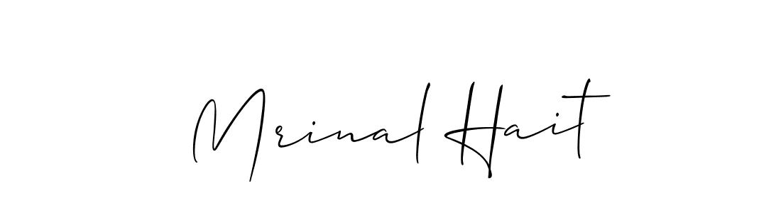 Here are the top 10 professional signature styles for the name Mrinal Hait. These are the best autograph styles you can use for your name. Mrinal Hait signature style 2 images and pictures png