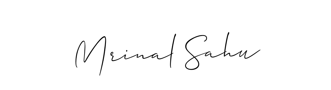 Best and Professional Signature Style for Mrinal Sahu. Allison_Script Best Signature Style Collection. Mrinal Sahu signature style 2 images and pictures png