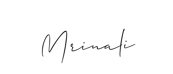 Also we have Mrinali name is the best signature style. Create professional handwritten signature collection using Allison_Script autograph style. Mrinali signature style 2 images and pictures png