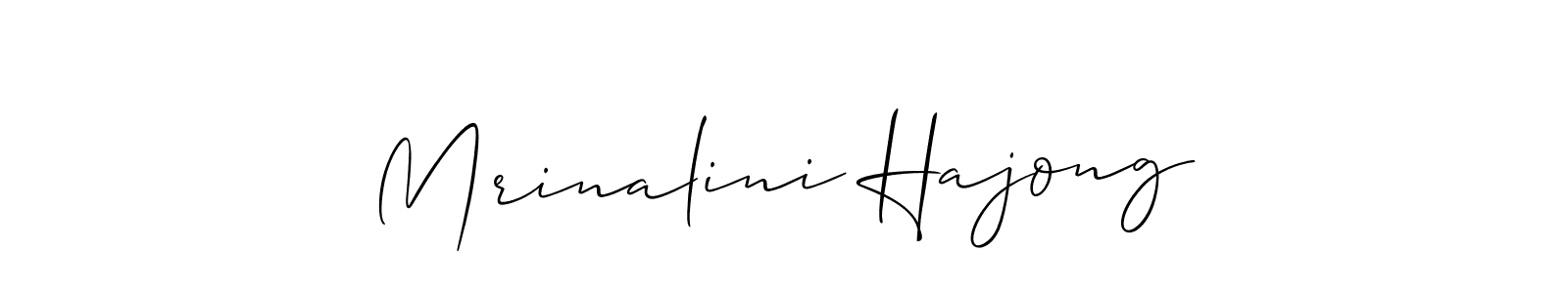 Best and Professional Signature Style for Mrinalini Hajong. Allison_Script Best Signature Style Collection. Mrinalini Hajong signature style 2 images and pictures png