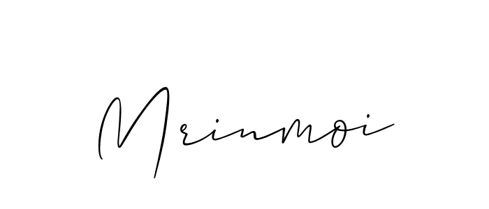 How to make Mrinmoi name signature. Use Allison_Script style for creating short signs online. This is the latest handwritten sign. Mrinmoi signature style 2 images and pictures png