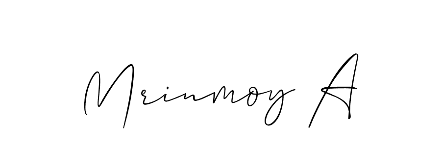 Similarly Allison_Script is the best handwritten signature design. Signature creator online .You can use it as an online autograph creator for name Mrinmoy A. Mrinmoy A signature style 2 images and pictures png