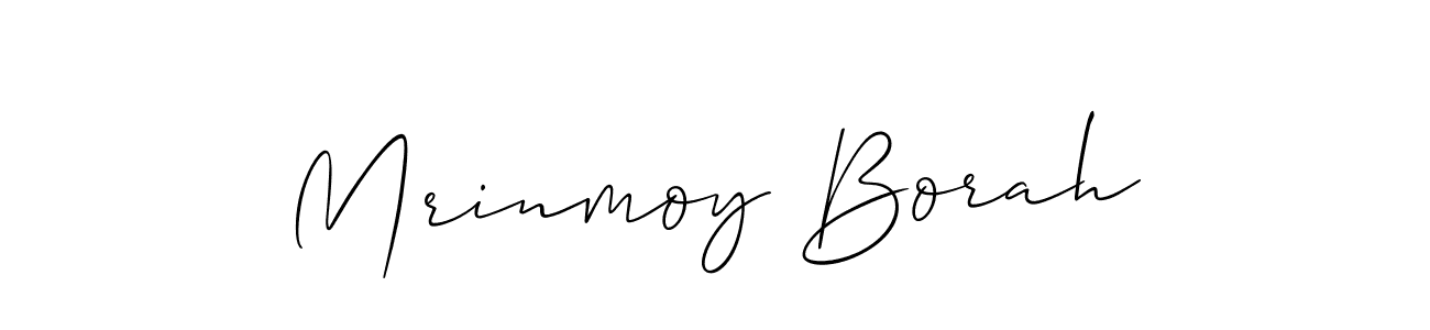 Also we have Mrinmoy Borah name is the best signature style. Create professional handwritten signature collection using Allison_Script autograph style. Mrinmoy Borah signature style 2 images and pictures png