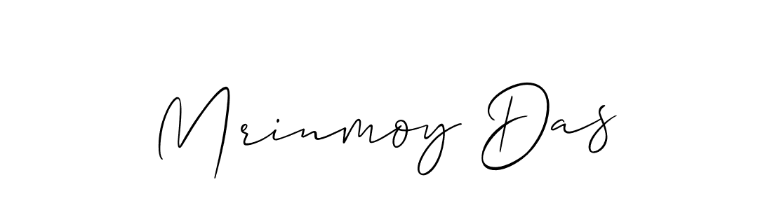 Use a signature maker to create a handwritten signature online. With this signature software, you can design (Allison_Script) your own signature for name Mrinmoy Das. Mrinmoy Das signature style 2 images and pictures png