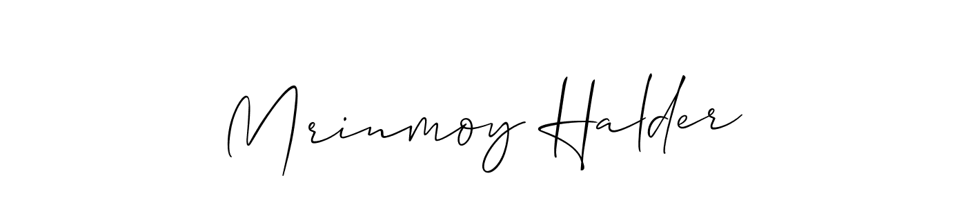 Similarly Allison_Script is the best handwritten signature design. Signature creator online .You can use it as an online autograph creator for name Mrinmoy Halder. Mrinmoy Halder signature style 2 images and pictures png