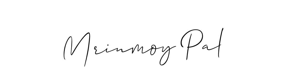 Make a beautiful signature design for name Mrinmoy Pal. With this signature (Allison_Script) style, you can create a handwritten signature for free. Mrinmoy Pal signature style 2 images and pictures png