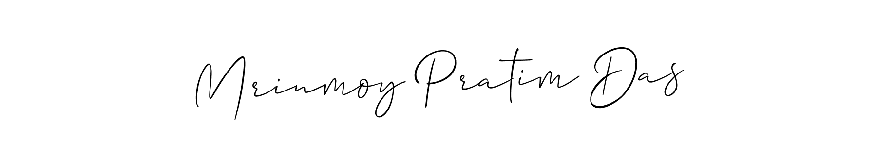 Design your own signature with our free online signature maker. With this signature software, you can create a handwritten (Allison_Script) signature for name Mrinmoy Pratim Das. Mrinmoy Pratim Das signature style 2 images and pictures png