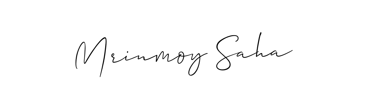 if you are searching for the best signature style for your name Mrinmoy Saha. so please give up your signature search. here we have designed multiple signature styles  using Allison_Script. Mrinmoy Saha signature style 2 images and pictures png