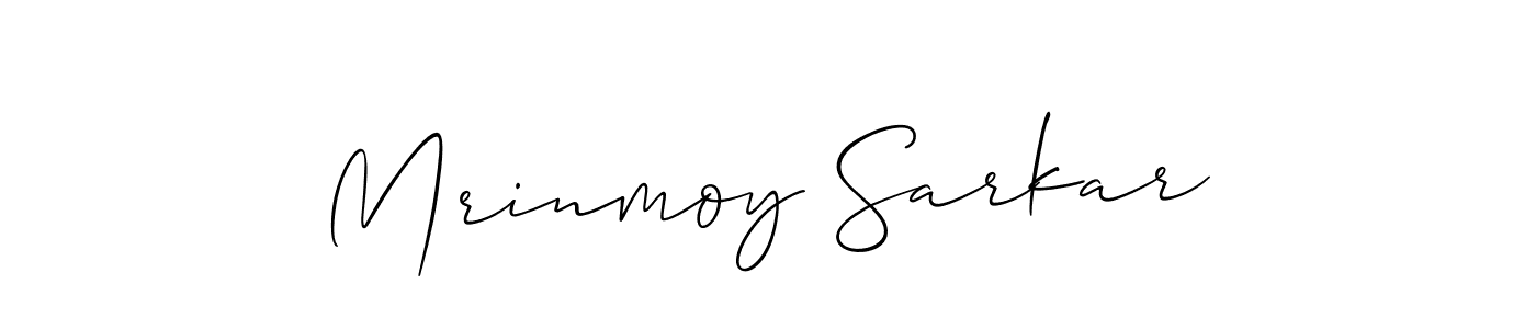 It looks lik you need a new signature style for name Mrinmoy Sarkar. Design unique handwritten (Allison_Script) signature with our free signature maker in just a few clicks. Mrinmoy Sarkar signature style 2 images and pictures png