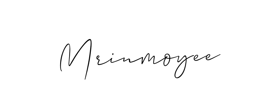 Mrinmoyee stylish signature style. Best Handwritten Sign (Allison_Script) for my name. Handwritten Signature Collection Ideas for my name Mrinmoyee. Mrinmoyee signature style 2 images and pictures png