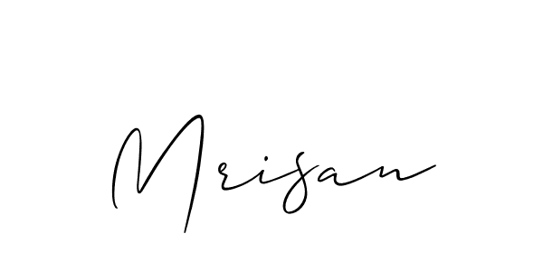 Make a beautiful signature design for name Mrisan. Use this online signature maker to create a handwritten signature for free. Mrisan signature style 2 images and pictures png