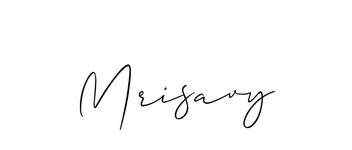 Best and Professional Signature Style for Mrisavy. Allison_Script Best Signature Style Collection. Mrisavy signature style 2 images and pictures png