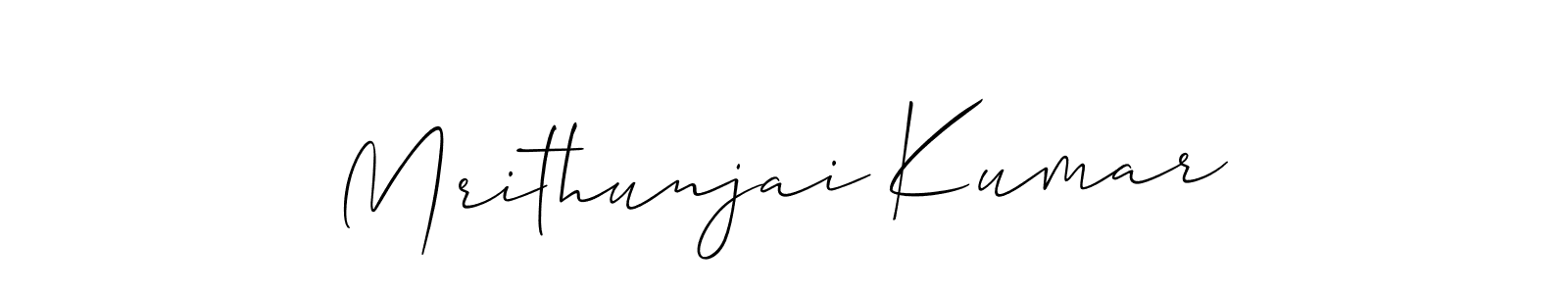 It looks lik you need a new signature style for name Mrithunjai Kumar. Design unique handwritten (Allison_Script) signature with our free signature maker in just a few clicks. Mrithunjai Kumar signature style 2 images and pictures png