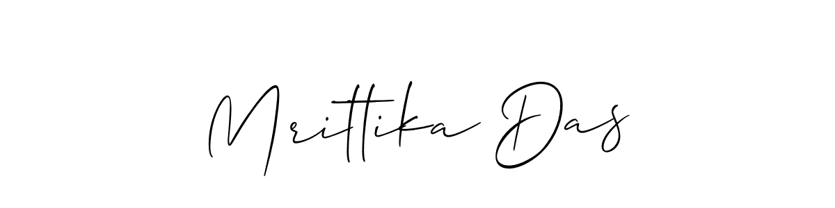 How to make Mrittika Das signature? Allison_Script is a professional autograph style. Create handwritten signature for Mrittika Das name. Mrittika Das signature style 2 images and pictures png