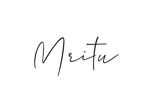 Also You can easily find your signature by using the search form. We will create Mritu name handwritten signature images for you free of cost using Allison_Script sign style. Mritu signature style 2 images and pictures png