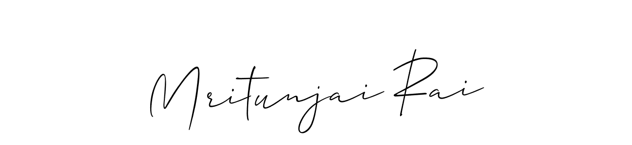 Design your own signature with our free online signature maker. With this signature software, you can create a handwritten (Allison_Script) signature for name Mritunjai Rai. Mritunjai Rai signature style 2 images and pictures png