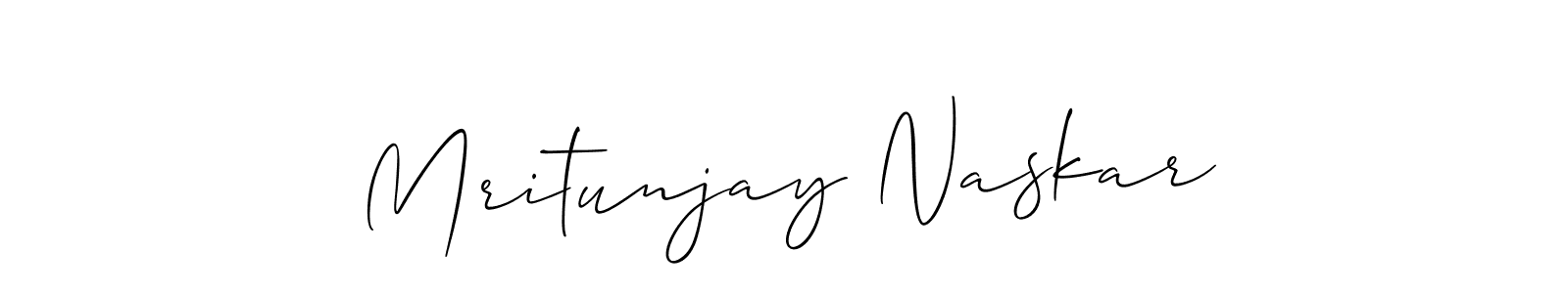 if you are searching for the best signature style for your name Mritunjay Naskar. so please give up your signature search. here we have designed multiple signature styles  using Allison_Script. Mritunjay Naskar signature style 2 images and pictures png