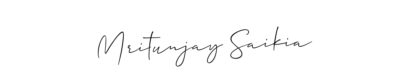 Once you've used our free online signature maker to create your best signature Allison_Script style, it's time to enjoy all of the benefits that Mritunjay Saikia name signing documents. Mritunjay Saikia signature style 2 images and pictures png