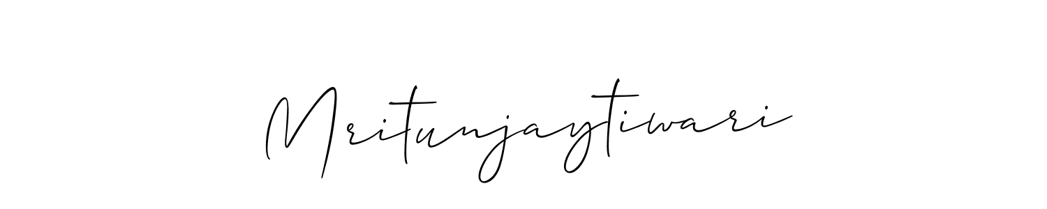 The best way (Allison_Script) to make a short signature is to pick only two or three words in your name. The name Mritunjaytiwari include a total of six letters. For converting this name. Mritunjaytiwari signature style 2 images and pictures png