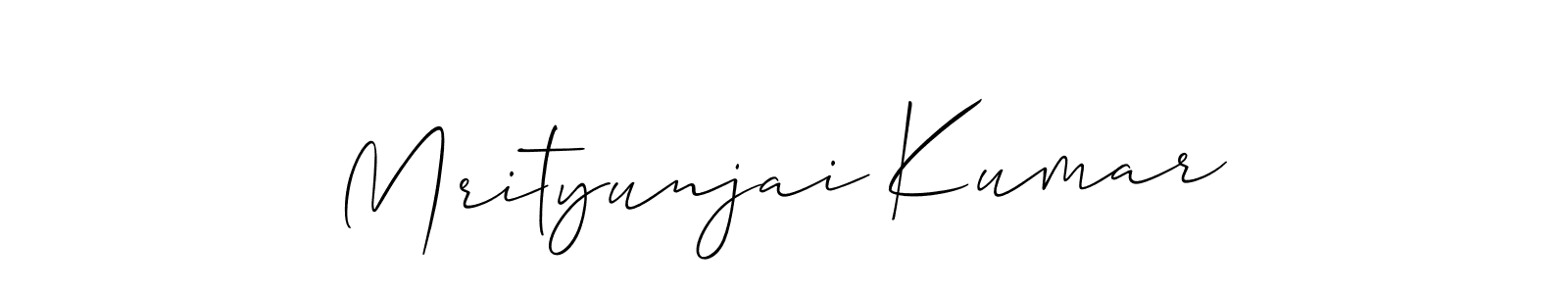 Also You can easily find your signature by using the search form. We will create Mrityunjai Kumar name handwritten signature images for you free of cost using Allison_Script sign style. Mrityunjai Kumar signature style 2 images and pictures png