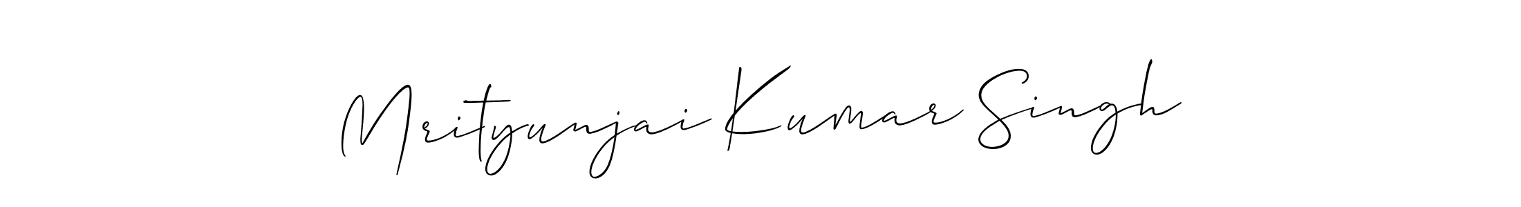 It looks lik you need a new signature style for name Mrityunjai Kumar Singh. Design unique handwritten (Allison_Script) signature with our free signature maker in just a few clicks. Mrityunjai Kumar Singh signature style 2 images and pictures png