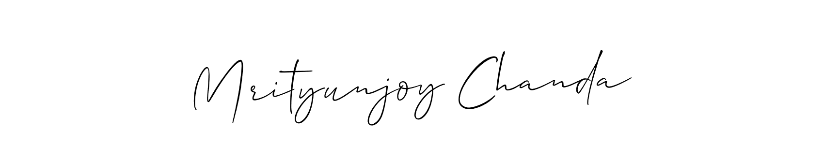 Make a beautiful signature design for name Mrityunjoy Chanda. Use this online signature maker to create a handwritten signature for free. Mrityunjoy Chanda signature style 2 images and pictures png