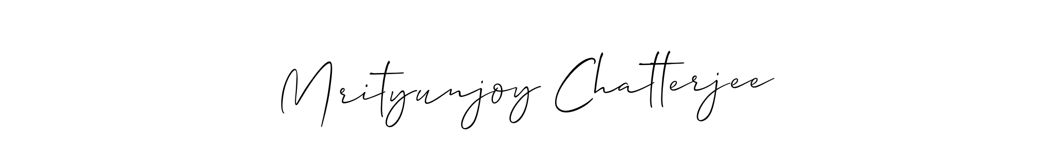 Design your own signature with our free online signature maker. With this signature software, you can create a handwritten (Allison_Script) signature for name Mrityunjoy Chatterjee. Mrityunjoy Chatterjee signature style 2 images and pictures png