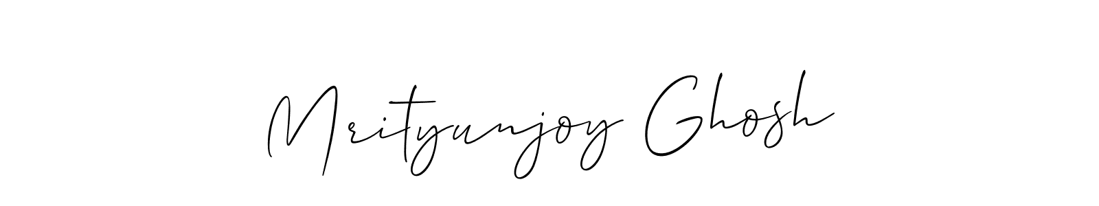 Use a signature maker to create a handwritten signature online. With this signature software, you can design (Allison_Script) your own signature for name Mrityunjoy Ghosh. Mrityunjoy Ghosh signature style 2 images and pictures png