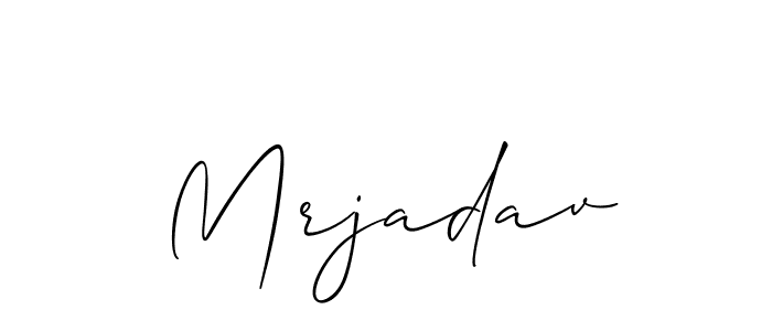 Also we have Mrjadav name is the best signature style. Create professional handwritten signature collection using Allison_Script autograph style. Mrjadav signature style 2 images and pictures png