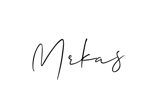 Allison_Script is a professional signature style that is perfect for those who want to add a touch of class to their signature. It is also a great choice for those who want to make their signature more unique. Get Mrkas name to fancy signature for free. Mrkas signature style 2 images and pictures png
