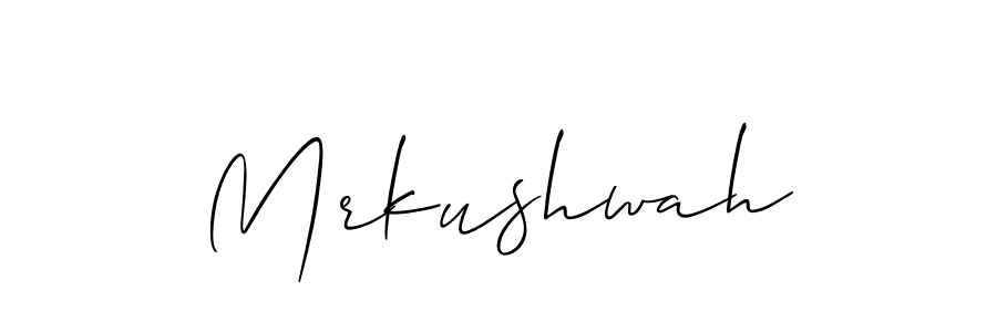 Once you've used our free online signature maker to create your best signature Allison_Script style, it's time to enjoy all of the benefits that Mrkushwah name signing documents. Mrkushwah signature style 2 images and pictures png