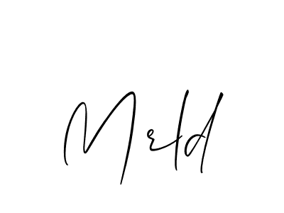 How to make Mrld name signature. Use Allison_Script style for creating short signs online. This is the latest handwritten sign. Mrld signature style 2 images and pictures png