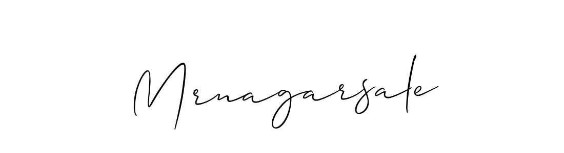 if you are searching for the best signature style for your name Mrnagarsale. so please give up your signature search. here we have designed multiple signature styles  using Allison_Script. Mrnagarsale signature style 2 images and pictures png