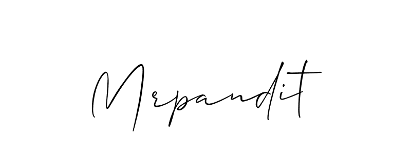 How to make Mrpandit name signature. Use Allison_Script style for creating short signs online. This is the latest handwritten sign. Mrpandit signature style 2 images and pictures png