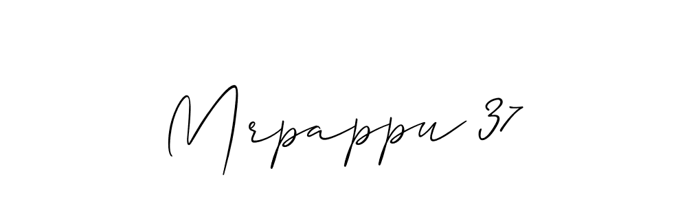 Also we have Mrpappu 37 name is the best signature style. Create professional handwritten signature collection using Allison_Script autograph style. Mrpappu 37 signature style 2 images and pictures png